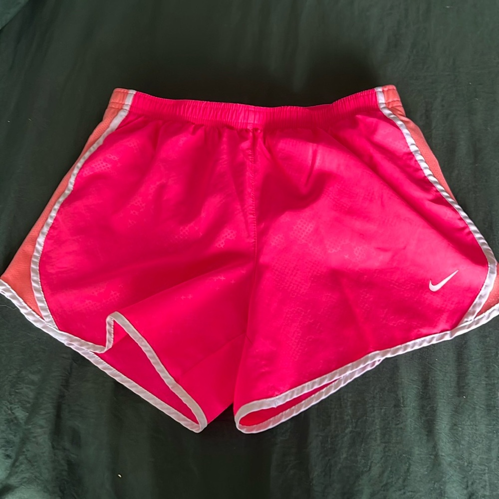 I’m selling a pair of hot pink nike shorts
